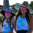 Girls Active Tank | Rainbow Spiral