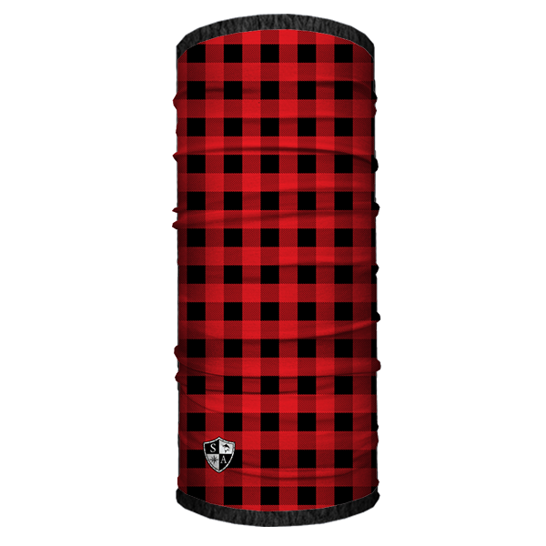 Fleece Face Shields® | Lumberjack Red