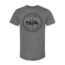 Graphic Short Sleeve Tee | SA Tonal Circle | Heather Charcoal