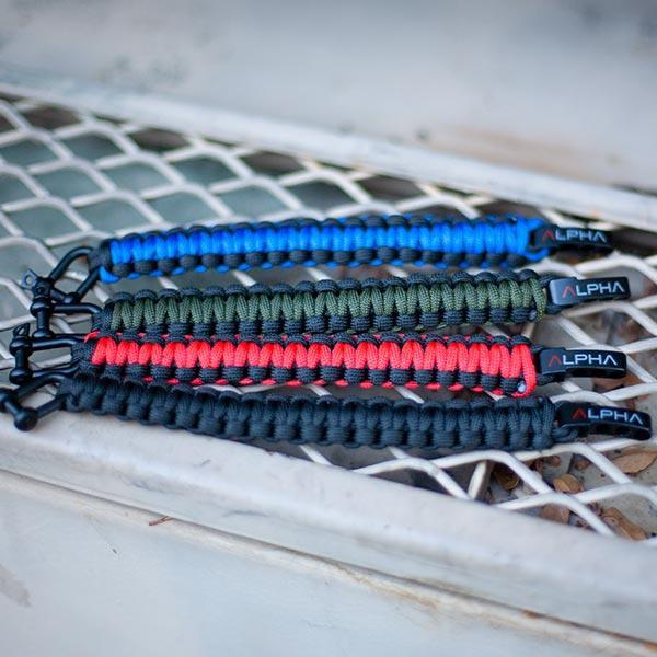 Paracord Bracelet | Black & Red
