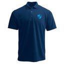 CLOSEOUT Performance Polo | Navy | Cyan Shield