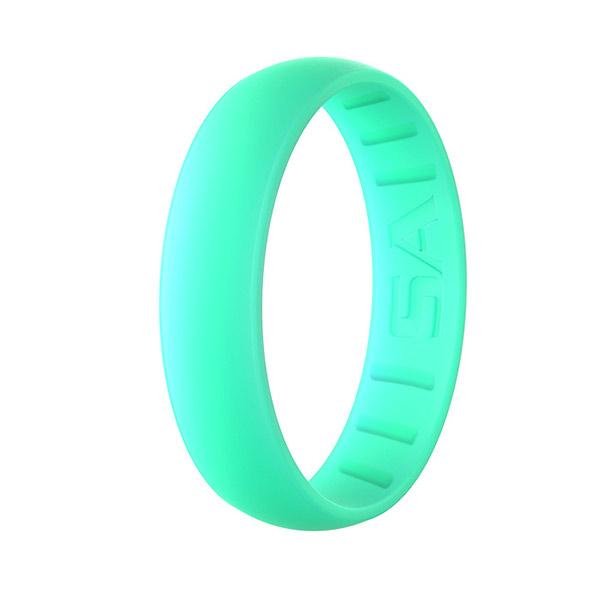 Silicone Ring | Pearl | Aqua