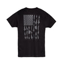 Short Sleeve Tee | Black | Fins & Stripes