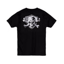 Short Sleeve Tee | Black | White Skull & Bones