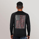 Performance Long Sleeve Shirt | Blackout Fins & Stripes