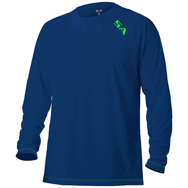 Performance Long Sleeve Shirt | Navy | SA Logo