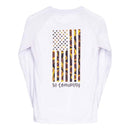 Women's Performance Long Sleeve Shirt | White | Sunflower