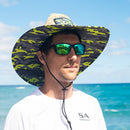 Under Brim Straw Hat | Surge Military Camo