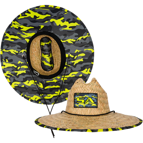 Under Brim Straw Hat | Surge Military Camo