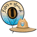 Under Brim Straw Hat | Life's A Beach