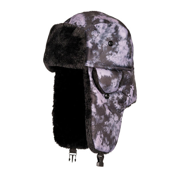 Trapper Hat | Acid Wash | Grey