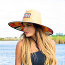 Palms Under Brim Straw Hat | SA State Seal