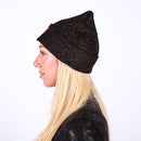 Classic Beanie | Black Shimmer | Pink