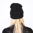 Classic Beanie | Black Shimmer | Pink