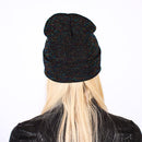 Classic Beanie | Black Shimmer | Pink