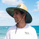 Palms Under Brim Straw Hat | Mangroves