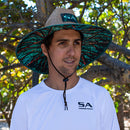 Palms Under Brim Straw Hat | Mangroves