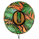 Under Brim Straw Hat | Tiger Palms