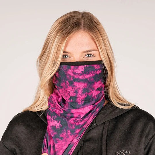 Fleece Face Shields® | Acid Wash Pink