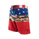 CLOSEOUT Board Shorts | Patriot | Black SA Shield