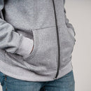 Full Zip Hoodie | Light Heather Grey - Adult