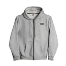Full Zip Hoodie | Light Heather Grey - Adult