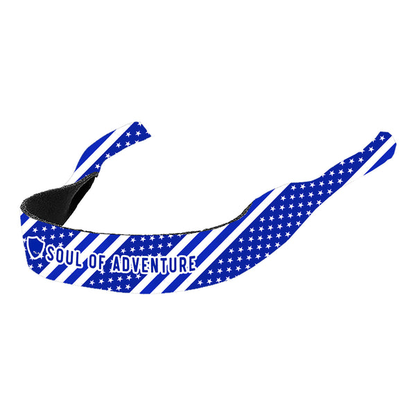 Game Day Sunglasses Holder | Flag | Blue and White