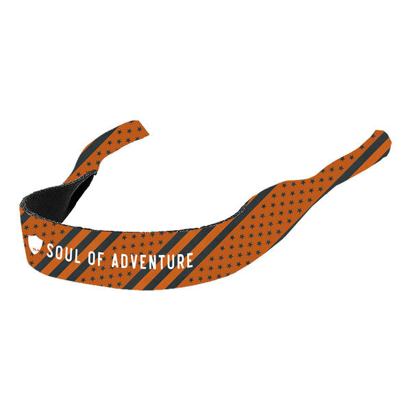 Game Day Sunglasses Holder | Flag | Orange and Grey