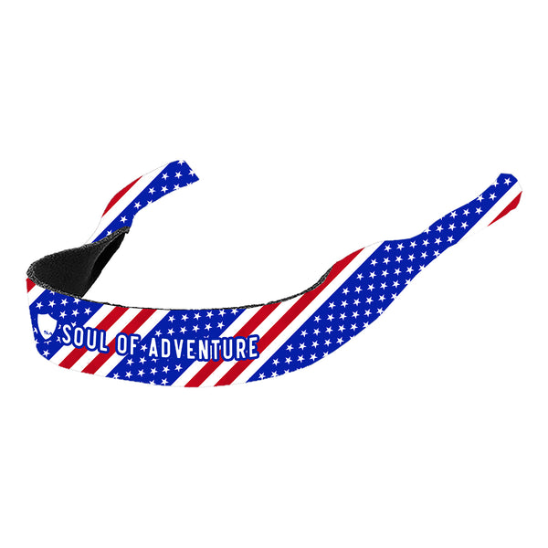 Game Day Sunglasses Holder | Flag | Red, White and Blue