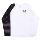 Kids Performance Long Sleeve | Blackout American Flag