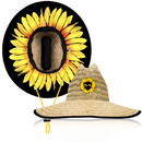 Kids Under Brim Straw Hat | Sunflower