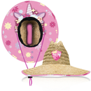 Kids Under Brim Straw Hat | Unicorn