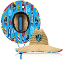 Kids Under Brim Straw Hat | Surfboards
