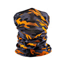 Kids Shields  | Orange & Grey Military Camo