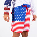 Kids Swim Trunks | Stars And Pinstripes