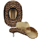 Cowboy Under Brim Straw Hat | Cheetah