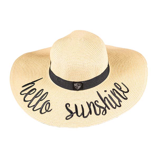 Floppy Straw Hat | Hello Sunshine