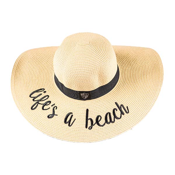 Floppy Straw Hat | Life's a Beach