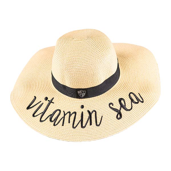 Floppy Straw Hat | Vitamin Sea