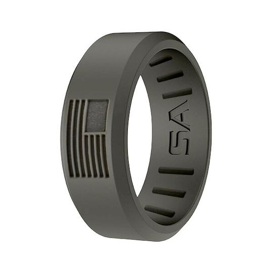 Silicone Ring | Chisel | Dark Grey | Flag