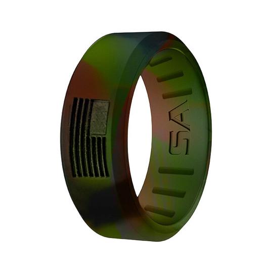 Silicone Ring | Chisel | Green Camo | Flag