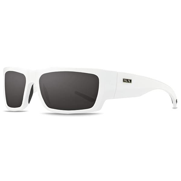 CLOSEOUT Sunglasses Trakker | Gloss White | Smoke