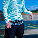 CLOSEOUT Board Shorts | Tropic Like Its Hot | Silver SA Shield