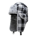 Trapper Hat | Lumberjack | Grey Plaid