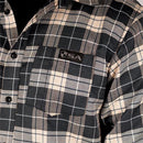 Adult Flannel | Black/Beige
