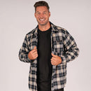 Adult Flannel | Black/Beige
