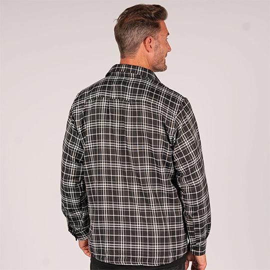 Adult Flannel | Black/White