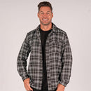 Adult Flannel | Black/White