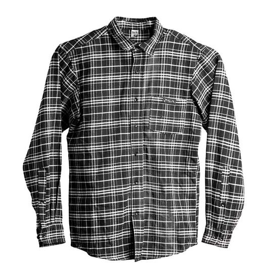 Adult Flannel | Black/White