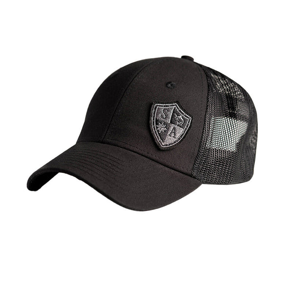 Snap Back Hat | Black | Small SA Shield